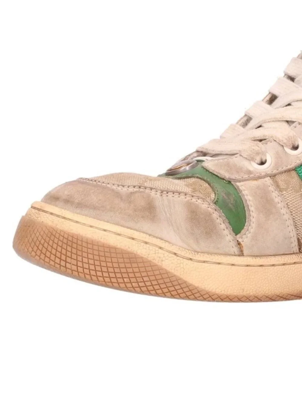 Gucci Vintage Processed High Cut Sneakers